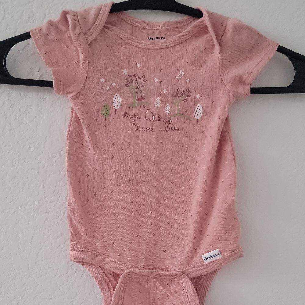 Gerber Pink Baby One Piece